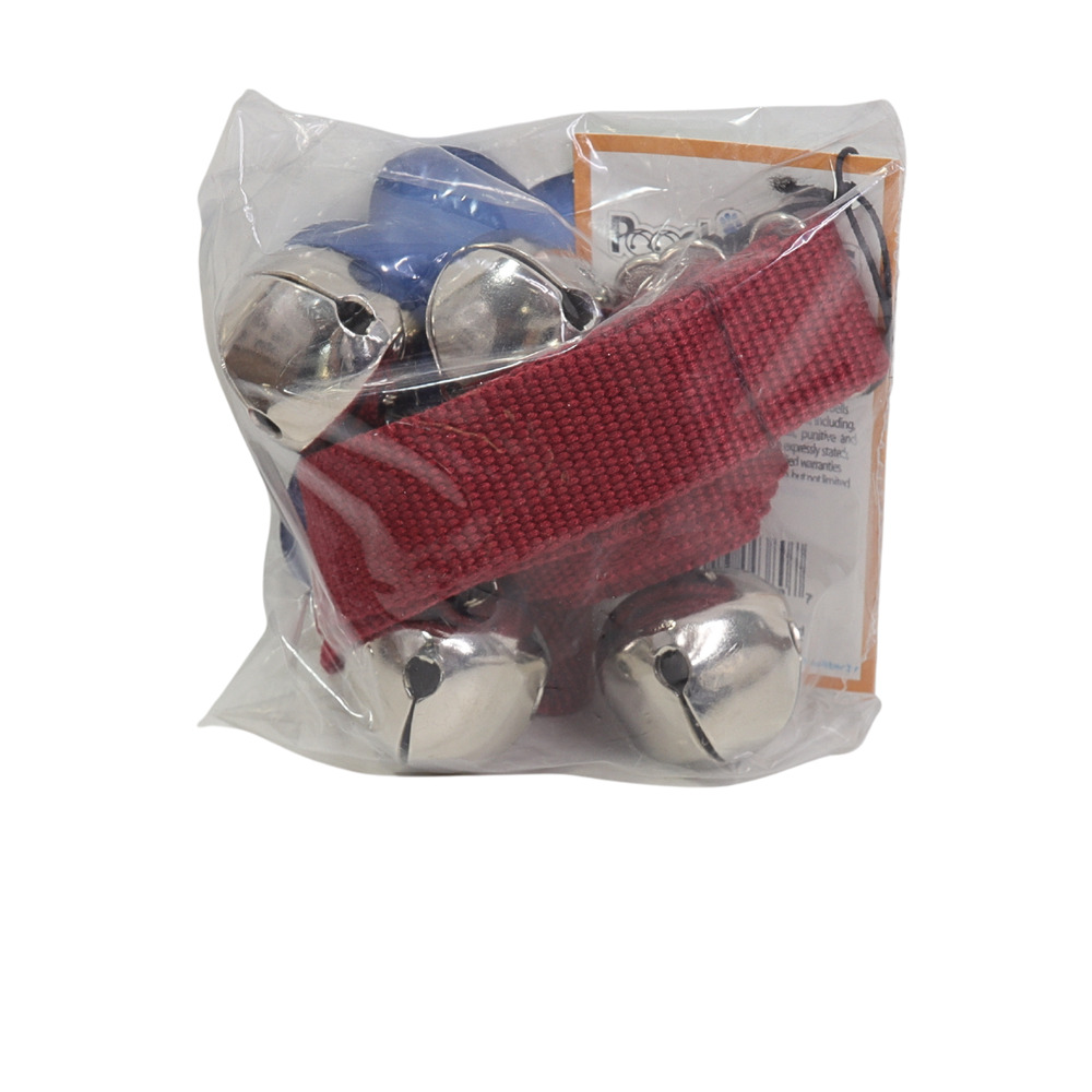 Bamboo Webbing PoochieBells Ruby Red Premium Dog Potty Training Doorbell